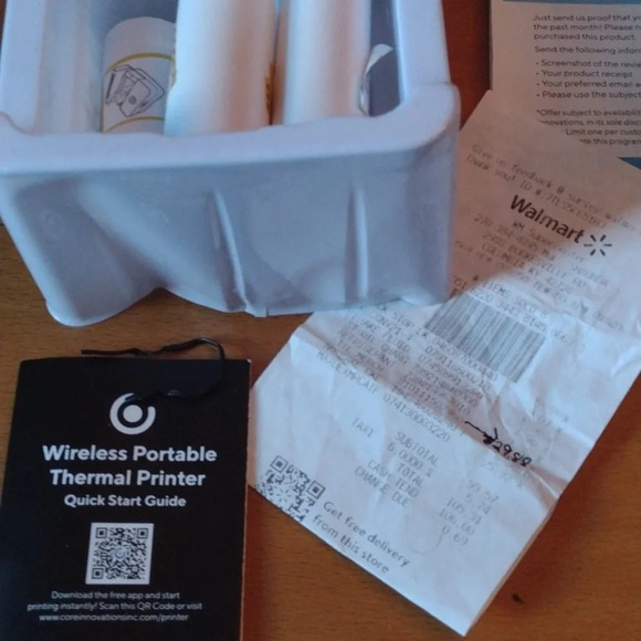 Wireless Portable Thermal Printer Bundle - Picture 2 of 4